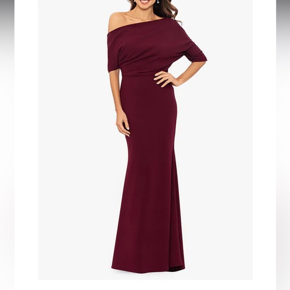 Burgundy Wine formal dress